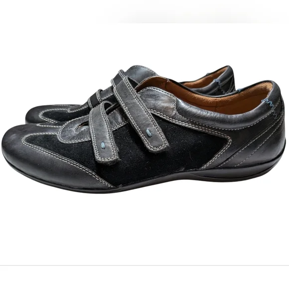 Natural Soul by Naturalizer Black Leather Shoes Women's 10 - Picture 2 of 11